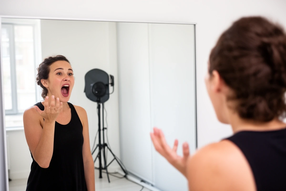 ボイストレーニングのセッション